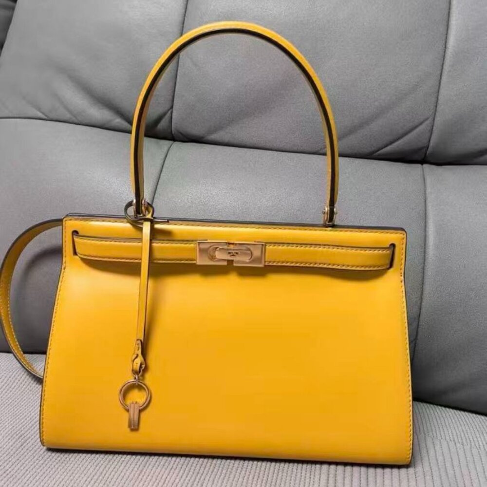 TORY BURCH lee radziwill small tote bag